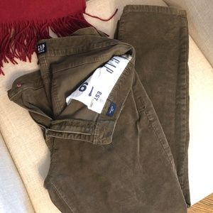 Gap Corduroy Cropped Ankle Pants
